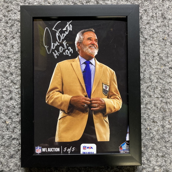 HOF - Chargers Dan Fouts NFL Auction Exclusive Signed 5x7 Framed Photo I...
