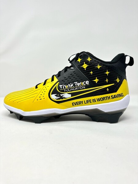 MCMC - Commanders Josh Conerly 2025 Custom Cleats supporting Think Twice...
