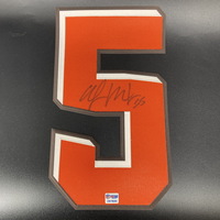 NFL - Browns Alex Mack Signed Jersey Number