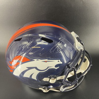 Broncos - Bradley Chubb Signed Replica Speed Helmet