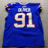 Crucial Catch - Bills Ed Oliver Game Worn Jersey (10/20/2024) Size 44