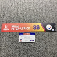 NFL - Steelers Minkah Fitzpatrick 2024 Pro Bowl Games Nameplate 1 of 1