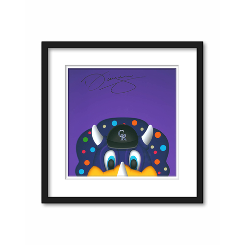 Minimalist Dinger Autographed Poster Print by Artist S. Preston | MLB ...