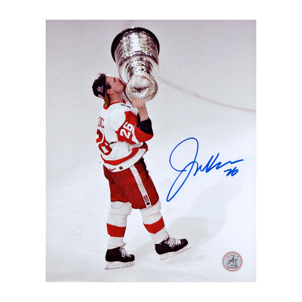 Joey Kocur Autographed Detroit Red Wings 1997 Stanley Cup 8x10 Photo