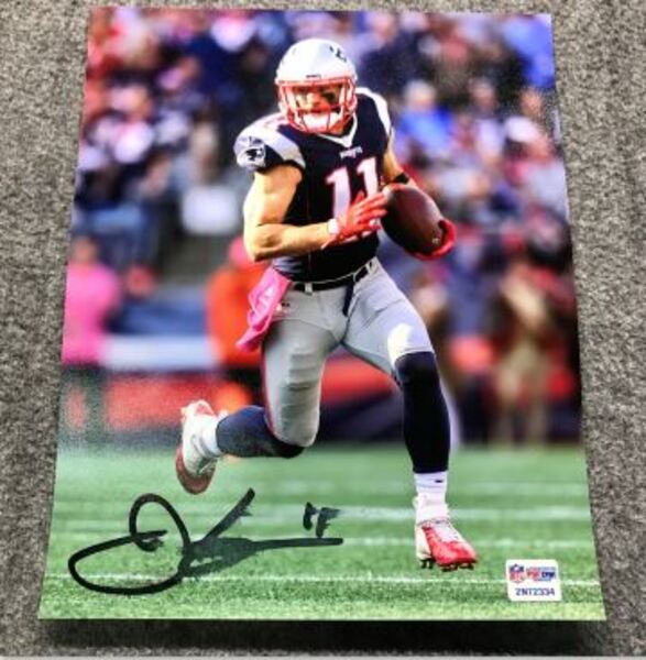Patriots - Julian Edelman Signed 8x10 Photo