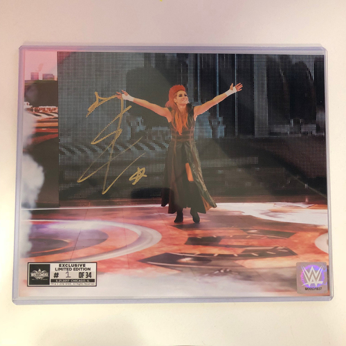 Becky Lynch SIGNED 8 x 10 Limited Edition WrestleMania Photo (#1 of 34)