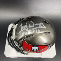 HOF - Buccaneers Tony Dungy Signed Mini Helmet with HOF 16 Inscription