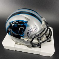 Red Cross - Panthers Derrick Brown Signed Mini Helmet