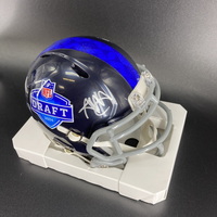NFL - Colts Adonis Mitchell Signed NFL Draft Mini Helmet