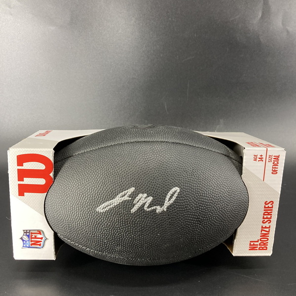 NFL - Texans Jaylin Noel Signed Black Composite Silver Series Football
