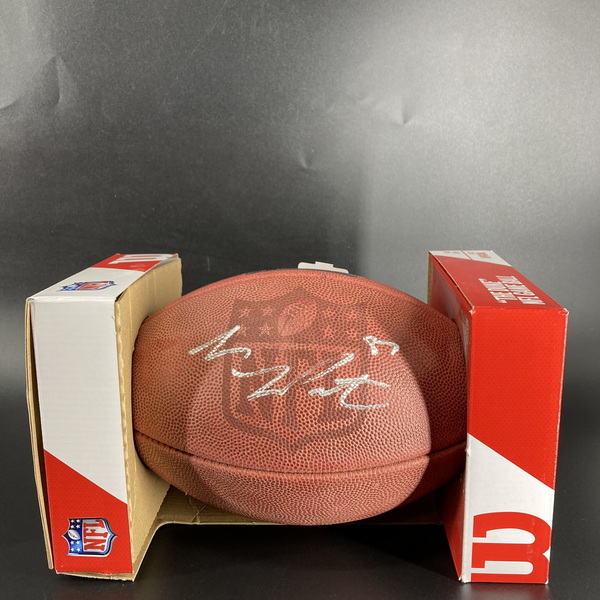 NFL - Lions Sam LaPorta Signed Authenitc Football with Pro Bowl Logo