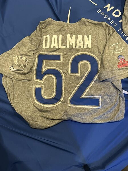 Pro Bowl Games - Bears Drew Dalman Practice Worn Shirt - Worn 2.2.26