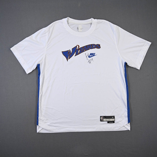 Image of Todd, Isaiah - Washington Wizards - Game-Issued City Edition Short-Sleeved Shooting Shirt - 2022-23 NBA Season