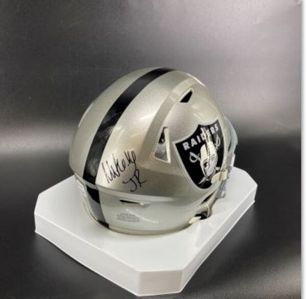 NFL - Raiders Mike Washington Jr. Signed Mid-Size Speed Flex Helmet