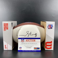 NFL - Eagles Carson Strong signed panel ball