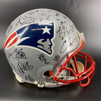 Patriots - Multi Signed Authentic Helmet Signed By Over 25 Players Inclu...