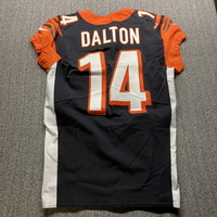 STS - Bengals Andy Dalton Game Worn Jersey (11/10/19) Size 42 With Capta...