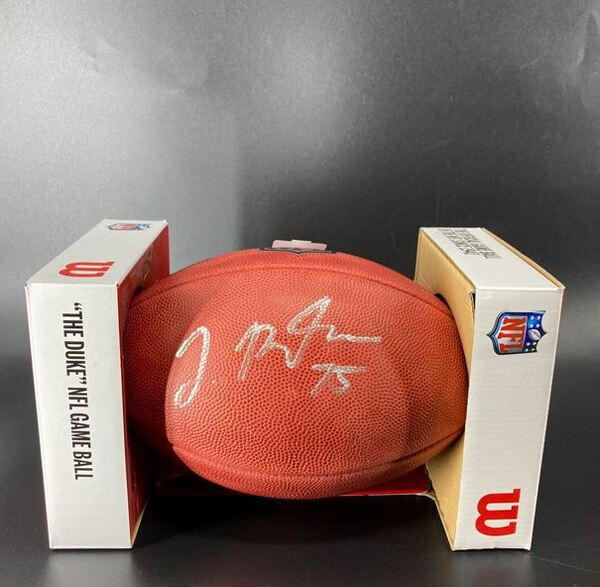 NFL - Browns Joel Bitonio Signed Authentic Football