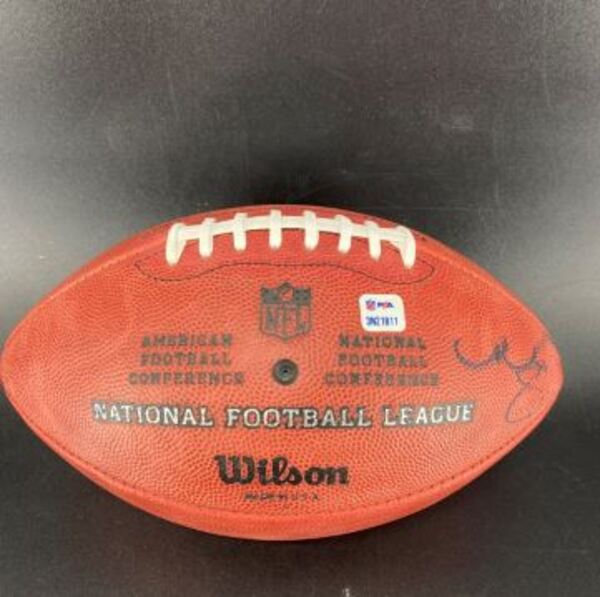 Packers - Romeo Doubs Signed Authentic Football With Packers Logo