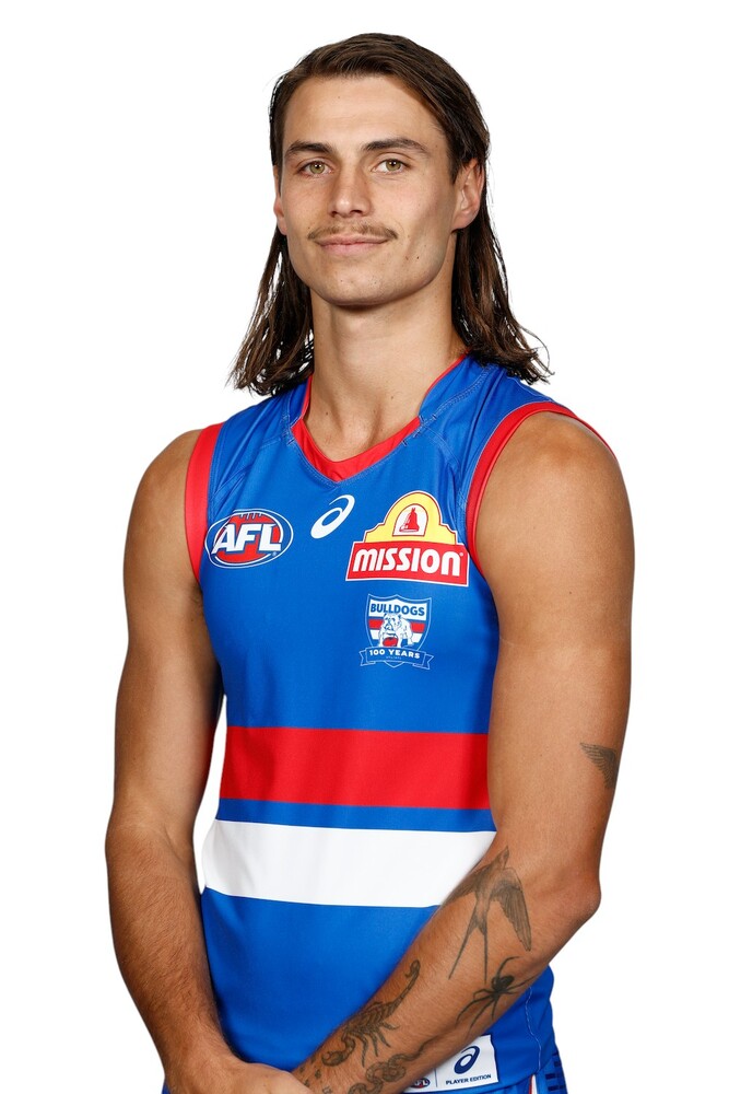 2025 Forever in Footscray Signed Guernsey -  Match Worn* by Caleb Poulter 