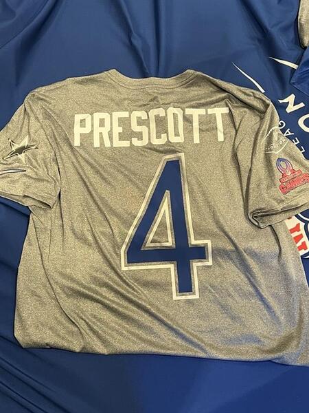 Pro Bowl Games - Cowboys Dak Prescott Practice Worn Shirt - Worn 2.2.26