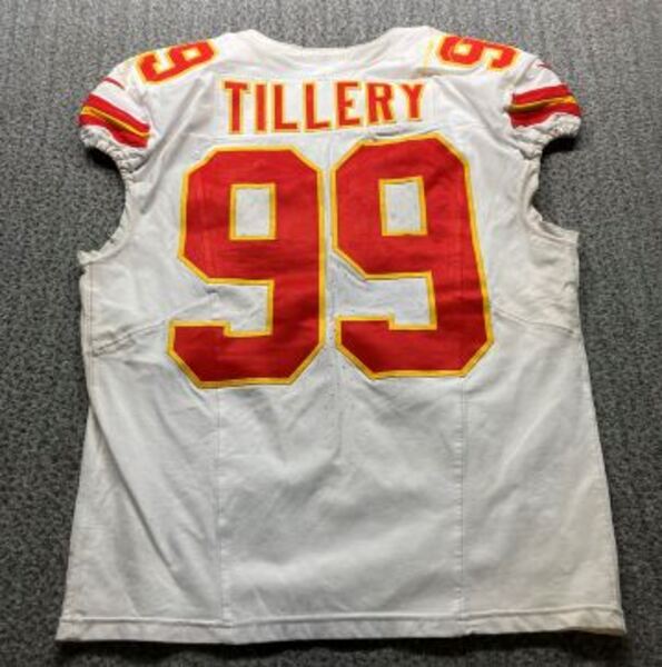 Sao Paulo Game - Chiefs Jerry Tillery Game Worn Jersey (9/05/2025) Size ...