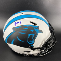 NFL - Panthers Jonathan Mingo Signed Lunar Eclipse Authentic Speed Helmet