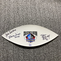 HOF - Cardinals Multi Sign WhIte Panel With HOF Logo Signed By Jackie Sm...