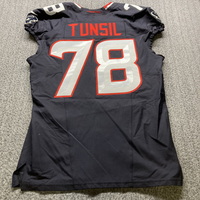 Crucial Catch - Texans Laremy Tunsil Game Worn Jersey (9/29/2024) Size 4...