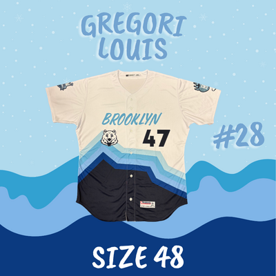 #28 Gregori Louis Polar Bear Jersey (Size 48)