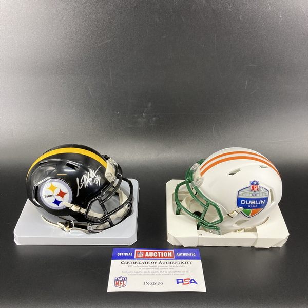 Dublin Combo - Steelers Miles Killebrew Signed Mini Helmet + Dublin Game...