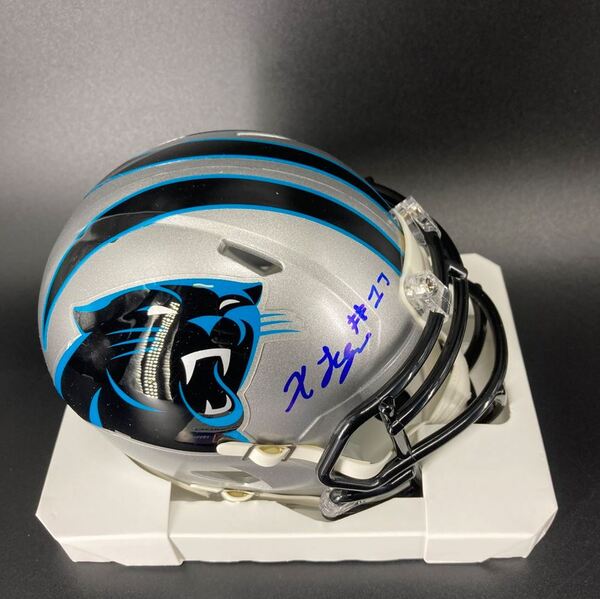 NFL - Panthers Xavier Legette Signed Mini Helmet