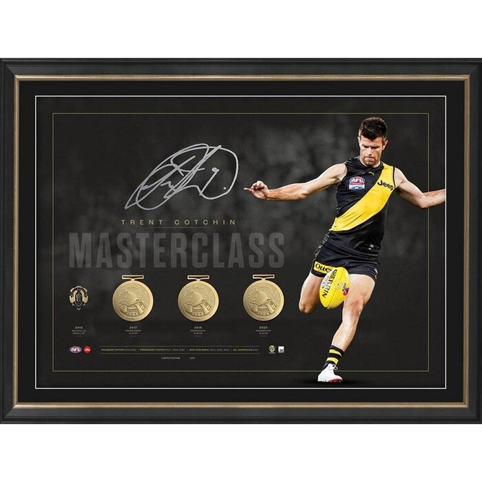 Photo of Trent Cotchin Signed Career Retrospective Lithograph - Premium Edition #1