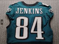 Red Cross - Eagles E.J. Jenkins Game Worn Jersey 1.19.25 Divisional  Game