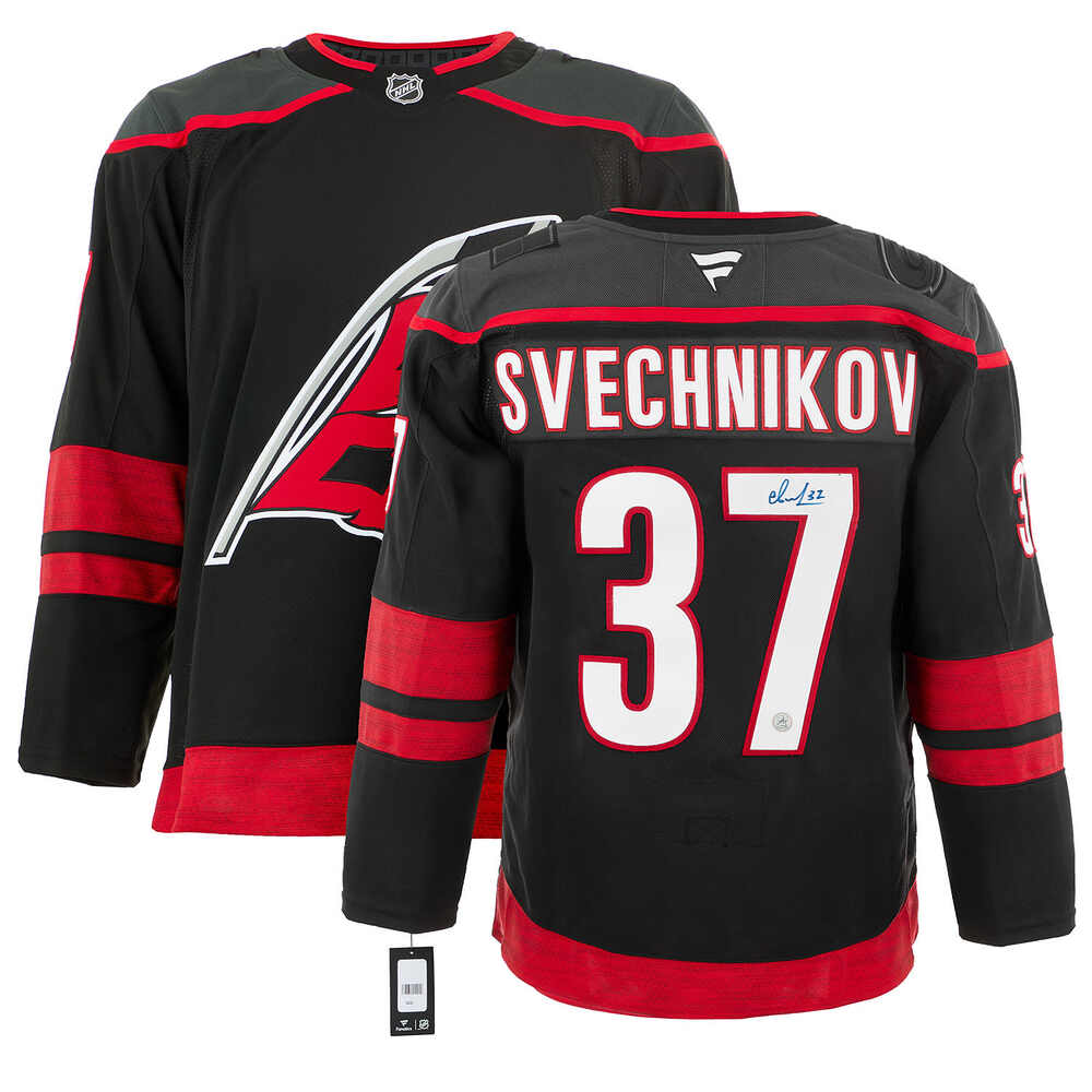 Andrei Svechnikov Signed Carolina Hurricanes Fanatics Premium Jersey