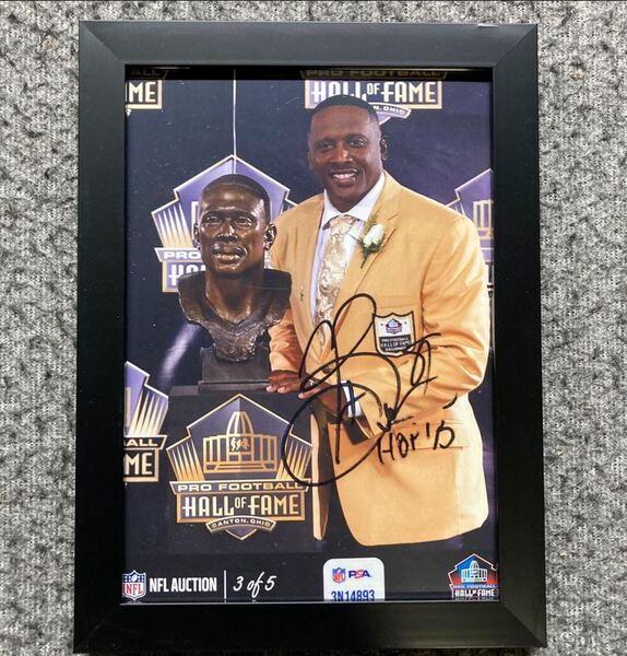 HOF - Raiders Tim Brown NFL Auction Exclusive Signed 5x7 Photo Individua...