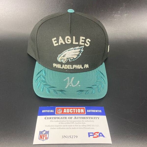 NFL - Eagles Jihaad Campbell Signed 2025 Draft Hat