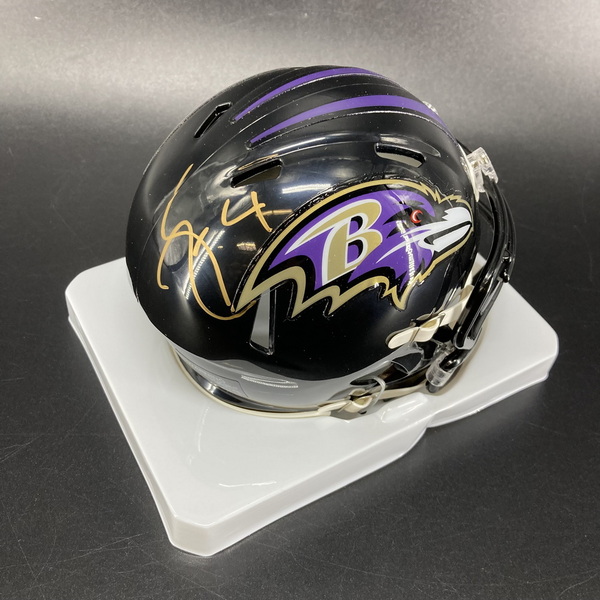 NFL - Ravens Zay Flowers Signed Mini Helmet