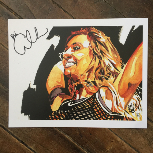Carmella SIGNED 11 x 14 Rob Schamberger Print