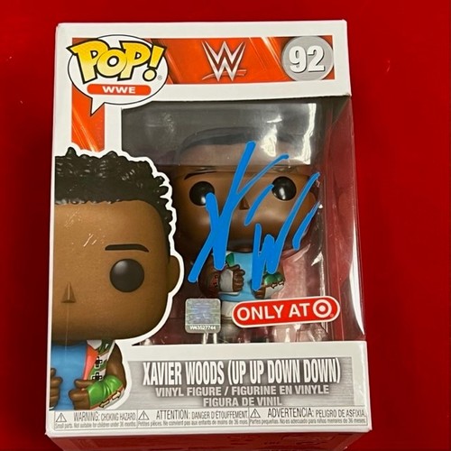Xavier Woods SIGNED POP! Funko Vinyl Figure WWE Auction