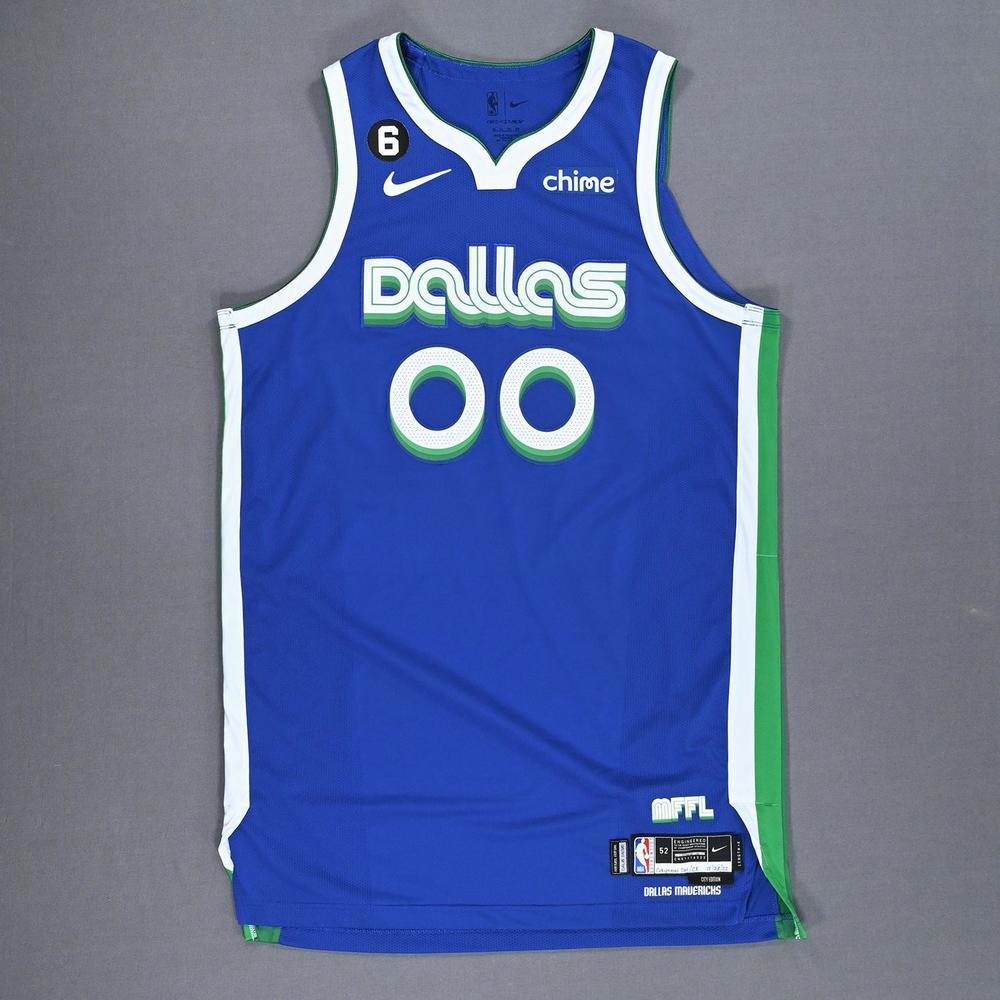 JaVale McGee Dallas Mavericks GameWorn City Edition Jersey