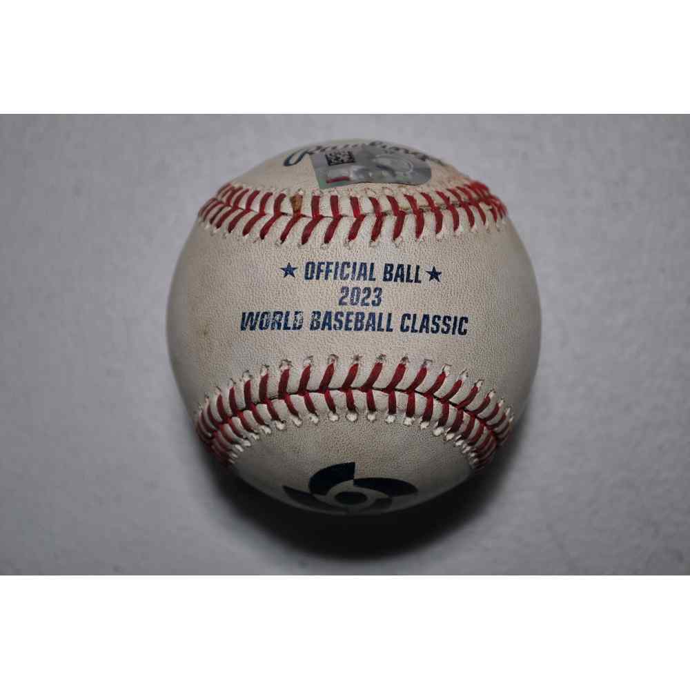2023 World Baseball Classic GameUsed Baseball P Ondrej Satoria