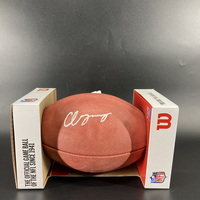 NFL - Patriots Christian Gonzalez Signed Authentic Football