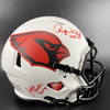 HOF - Cardinals Multi Signed Authentic Lunar Eclipse Speed Helmet Signed by Jackie Smith and Rodger Wherli
