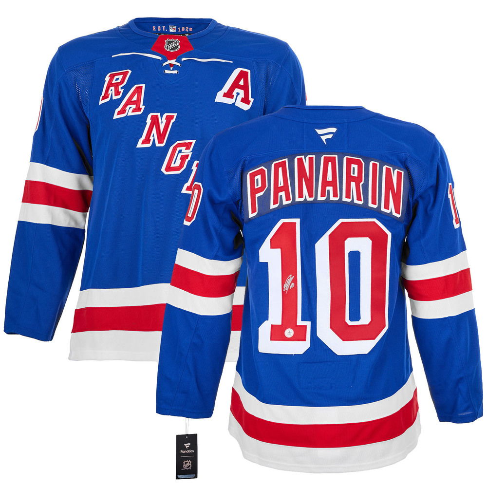 Artemi Panarin Autographed New York Rangers Fanatics Premium Jersey