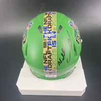 NFL - Patriots Will Campbell Signed NFL Draft Mini Helmet