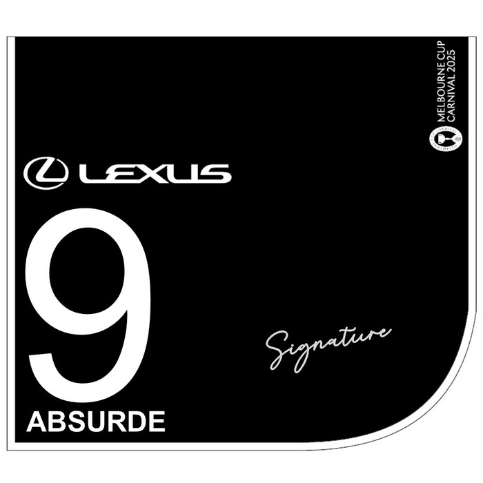 Photo of #9 Absurde - Kerrin McEvoy Signed Lexus Melbourne Cup Saddlecloth