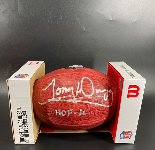 HOF - Colts Tony Dungy Signed Authentic Football