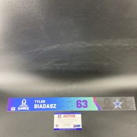 NFL - Cowoboys Tyler Biadasz 2023 Pro Bowl Games Nameplate Special Editi...
