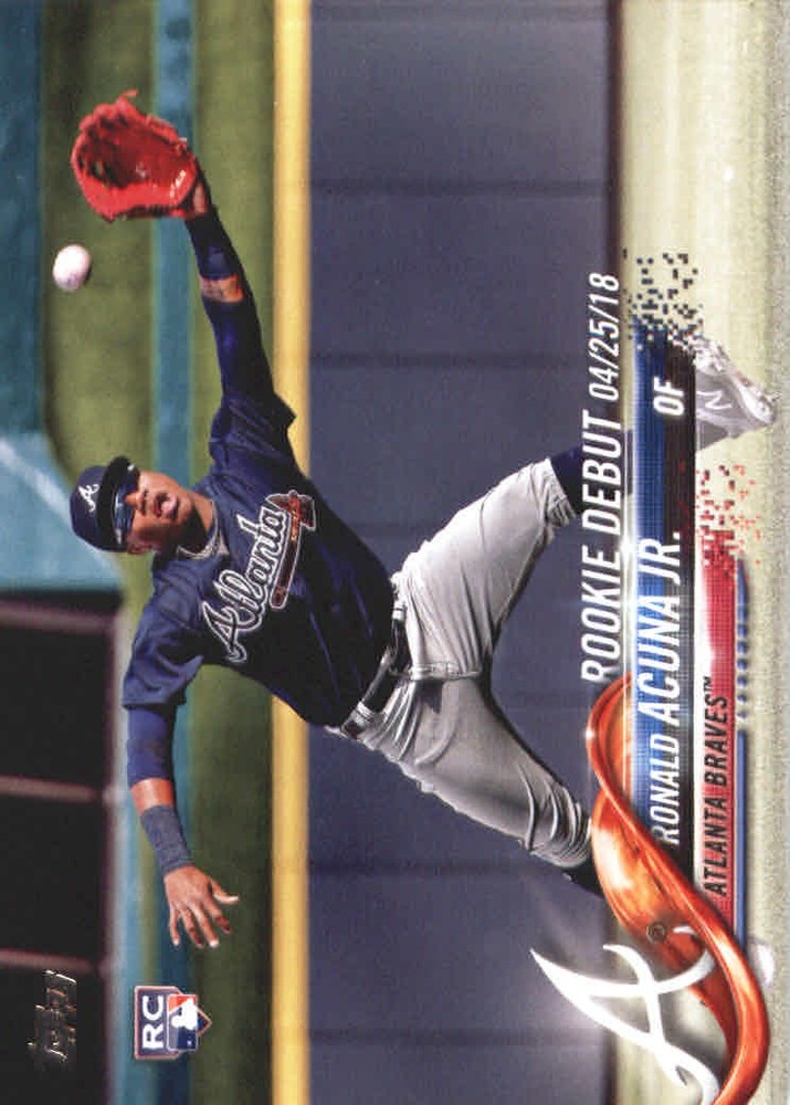 2018 Topps Update #US252 Ronald Acuna Jr. Rookie Card